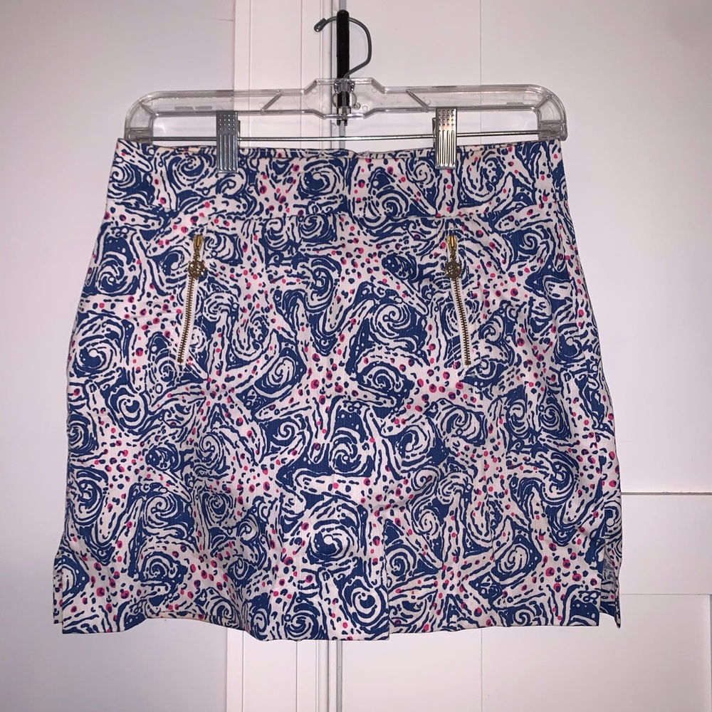Lilly Pulitzer skirt blue and pink
